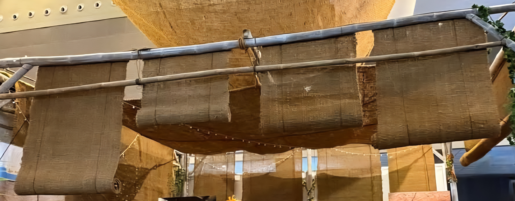 Rideaux en fibre de coco