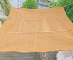 Voile d'ombrage Carrée à suspendre en Fibre de Coco 3x3m - Tiens - toi à l'ombre !!!
