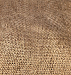 Détail texture fibre de coco naturelle tapis 2x3m