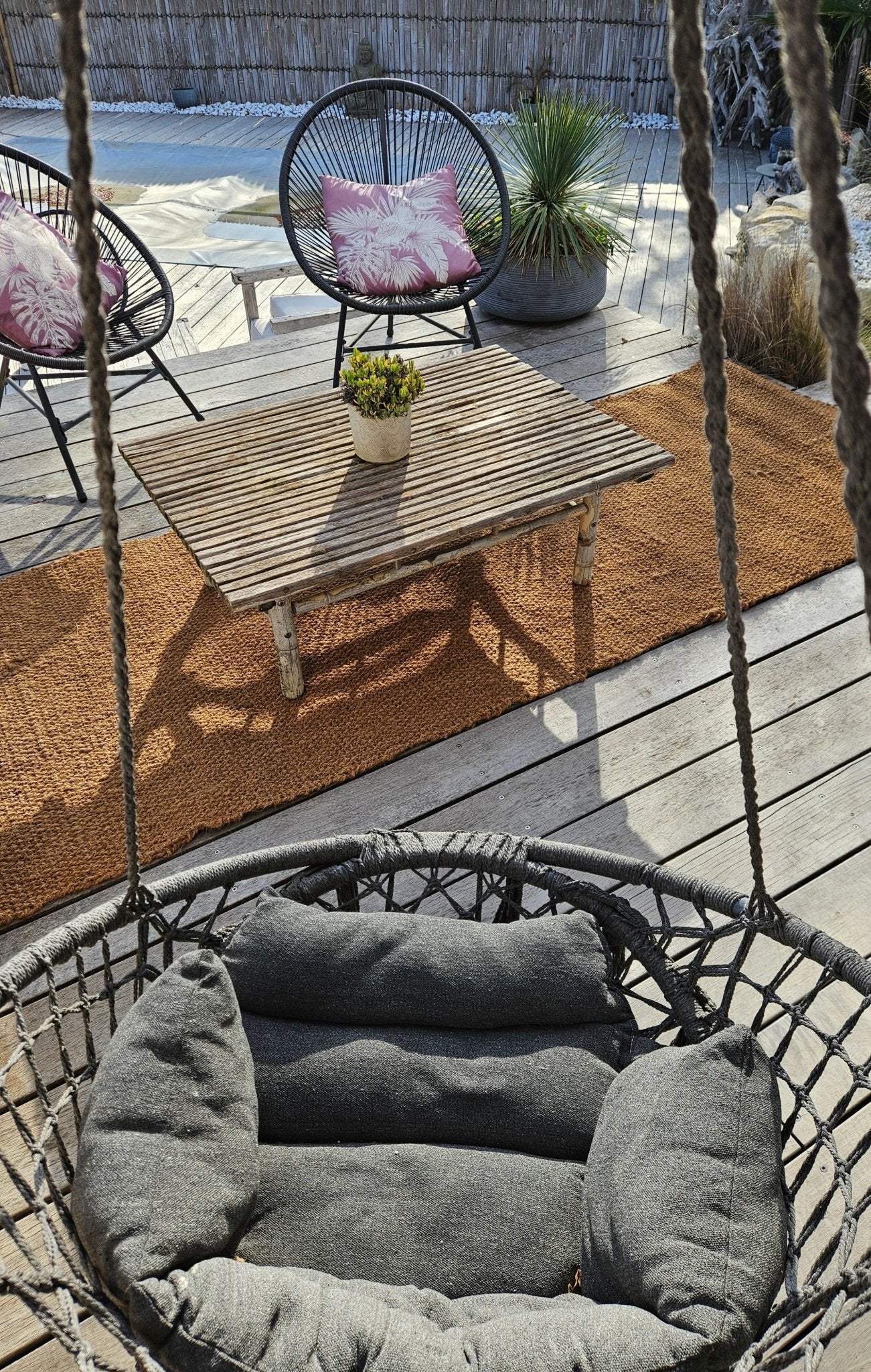 Tapis en fibre de coco 1x3m - Tiens - toi à l'ombre !!!