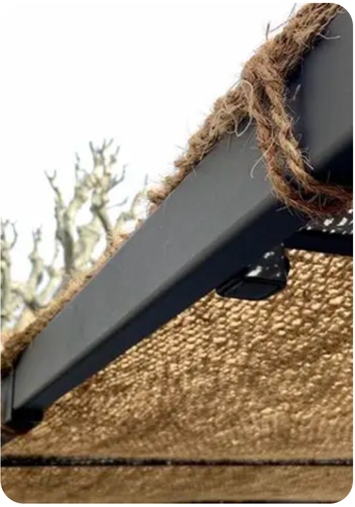 Pergola 4x3m avec voile fibre de coco beige espace détente jardin