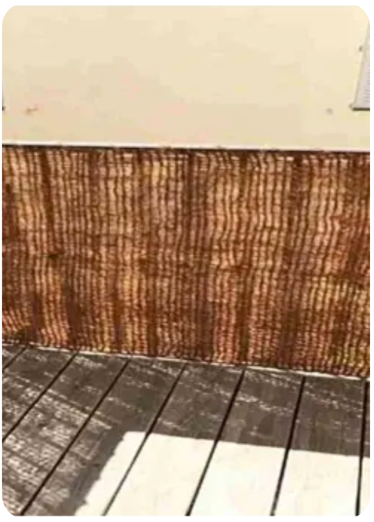 Panneau brise-vue 1x3m fibre de coco vue d'ensemble séparation naturelle