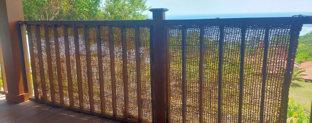 Brise-vue en fibre de coco 2x3m protection intimité terrasse écologique