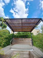 Voile d'ombrage pergola en fibre de coco 4x3m - Tiens-toi à l'ombre