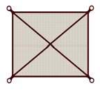 Zéphyr -  voile d'ombrage rectangulaire à suspendre en fibre de coco 3x2m