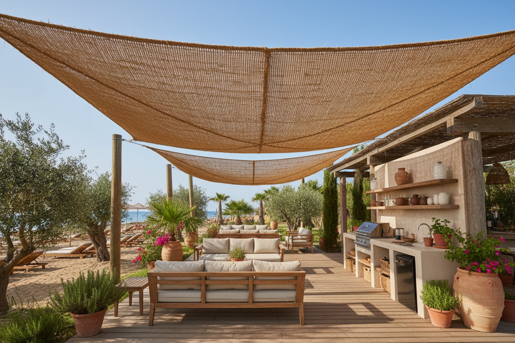 Voile 3x5m espace entertainment fibre dense